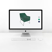 Bildschirm mit Sessel Konfigurator