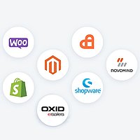 Logos of store systems for configurator integration