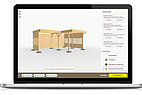 Screenshot of a wooden carport configurator