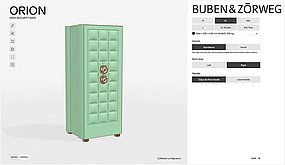 Screen vom Tresor Konfigurator.