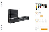 Screenshot from furniture configurator