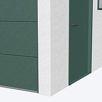 Grötz prefabricated garage in 3D.