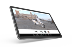 Vespa Konfigurator in schwarzem Tablet