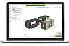 Screenshot of a container configurator