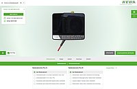 Screenshot of the KEBA configurator.