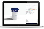 Screenshot of a cup configurator