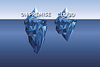 Iceberg for visualization of onpremise and cloud