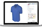 Screenshot eines Poloshirt-Konfigurators
