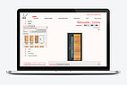 Screen from Pieno front doors configurator