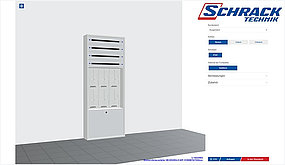 Screenshot of the Schrack configurator.