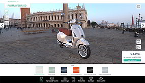Screenshot von Motorrad Konfigurator