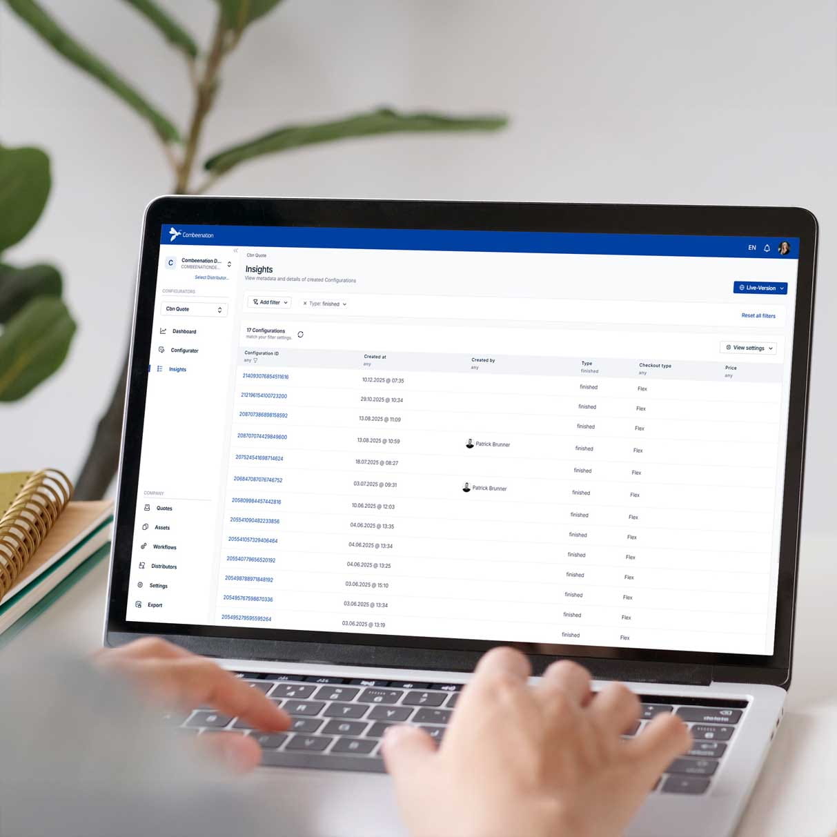 Insights per distributor